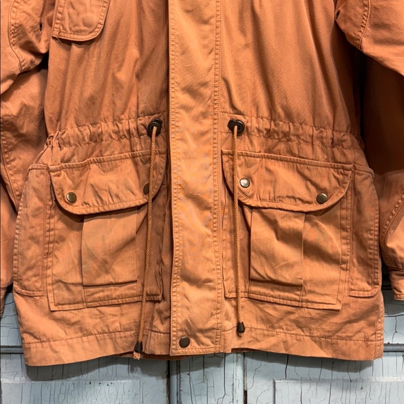 Ariat Tan Hooded Jacket with Logo - Picture 3 of 13